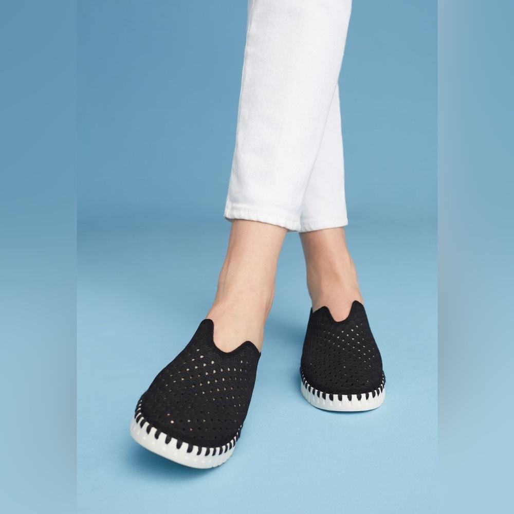 Isle Jacobsen Tulip Perforated Sneakers Women’s Slip On 41 - Picture 2 of 10